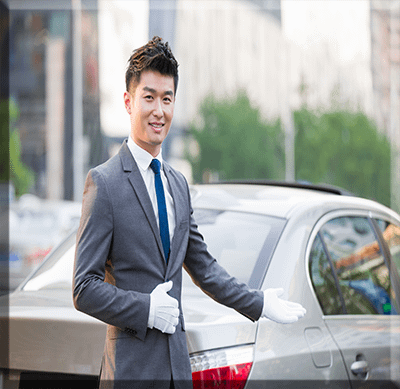 Chauffeur Services portrait-of-chauffeur-standing Drivers on a movie crew will transport cast or crew