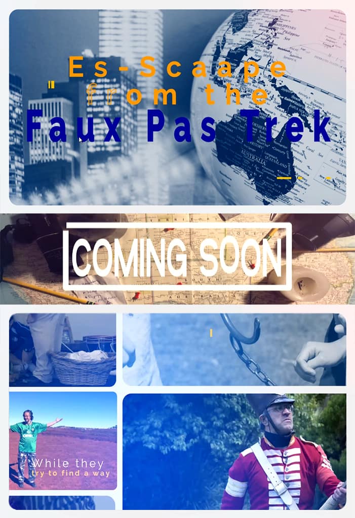Escape from Faux Pas Trex Intro Rect Banner-701x1024 Australian-based Comedy Sitcom