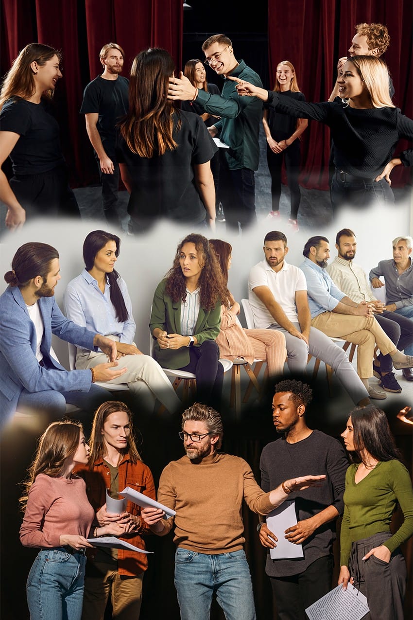 stages of casting people for actors and actresses audition Casting People to be Actors